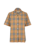 Burberry Short Sleeves Check Shirt, front view