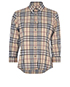 Burberry Nova Check 3/4 Sleeve Shirt, front view