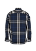 Burberry Check Shirt, &pound;150, Clothing, Blue, Cotton, Back view