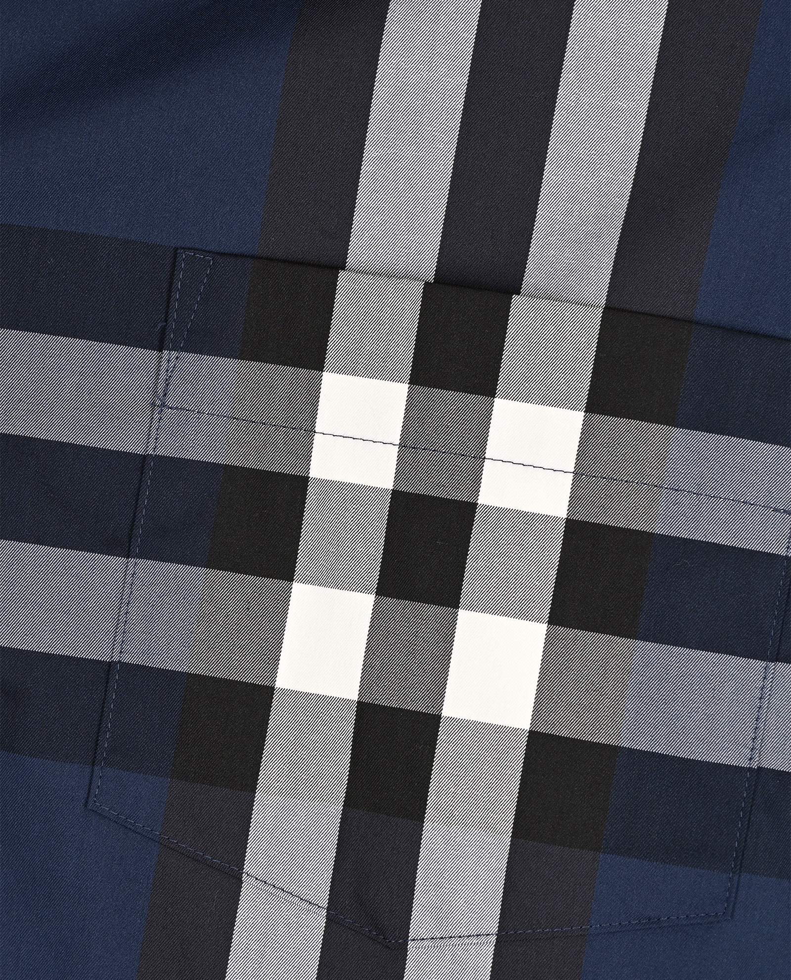 Burberry Check Shirt, &pound;150, Clothing, Blue, Cotton, Other view