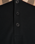 Burberry Check Collar Polo Shirt, &pound;150, Clothing, Black, Cotton, Other view