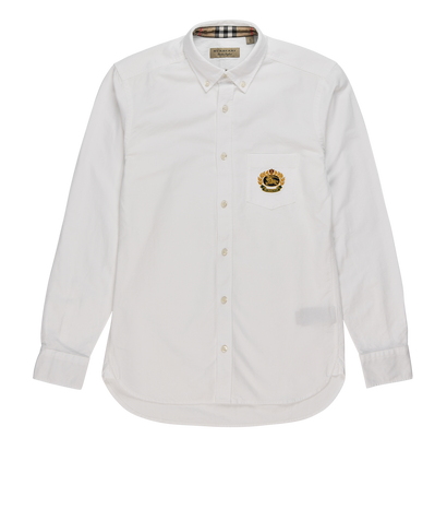 Burberry Crest Long Sleeved Shirt, front view