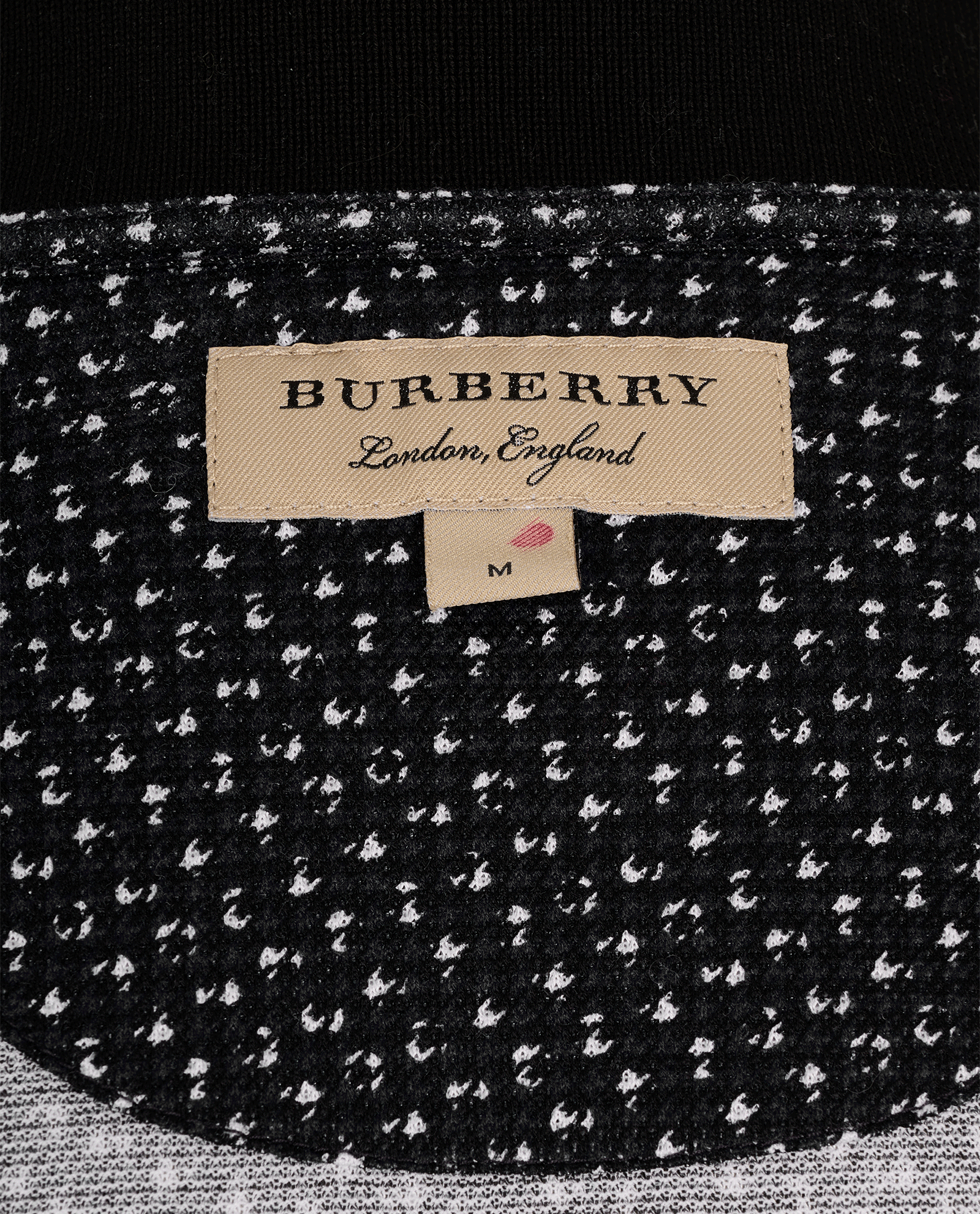 Burberry Dotted Polo, &pound;80, Clothing, Black/Navy, Cotton, Other view