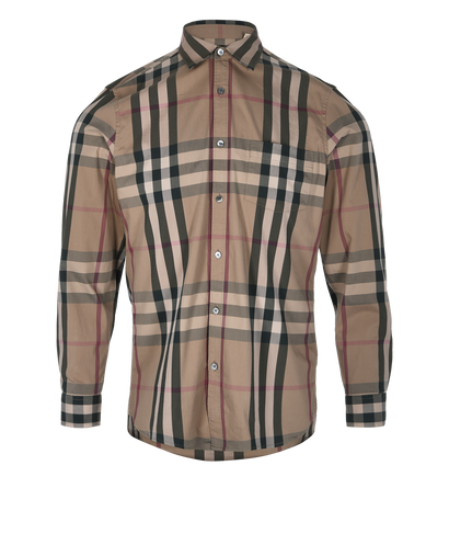 Burberry Check Slim Fit Shirt, front view