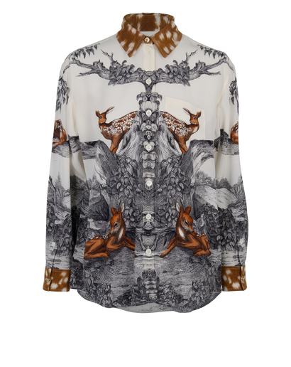 Burberry Deer Print Shirt, front view