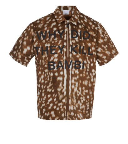 Burberry Bambi Print Shirt, front view