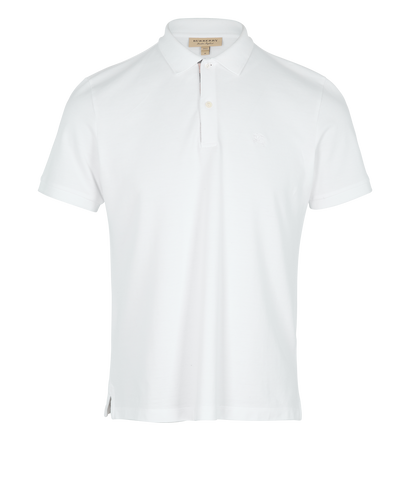 Burberry Logo Embroidered Polo Top, front view