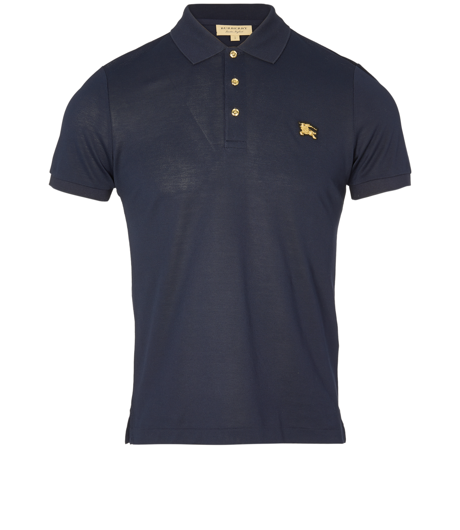 Burberry Embroidered EKD Logo Polo Shirt, Tops Designer Exchange