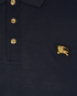 Burberry Embroidered EKD Logo Polo Shirt, &pound;150, Clothing, Navy, Cotton, Other view