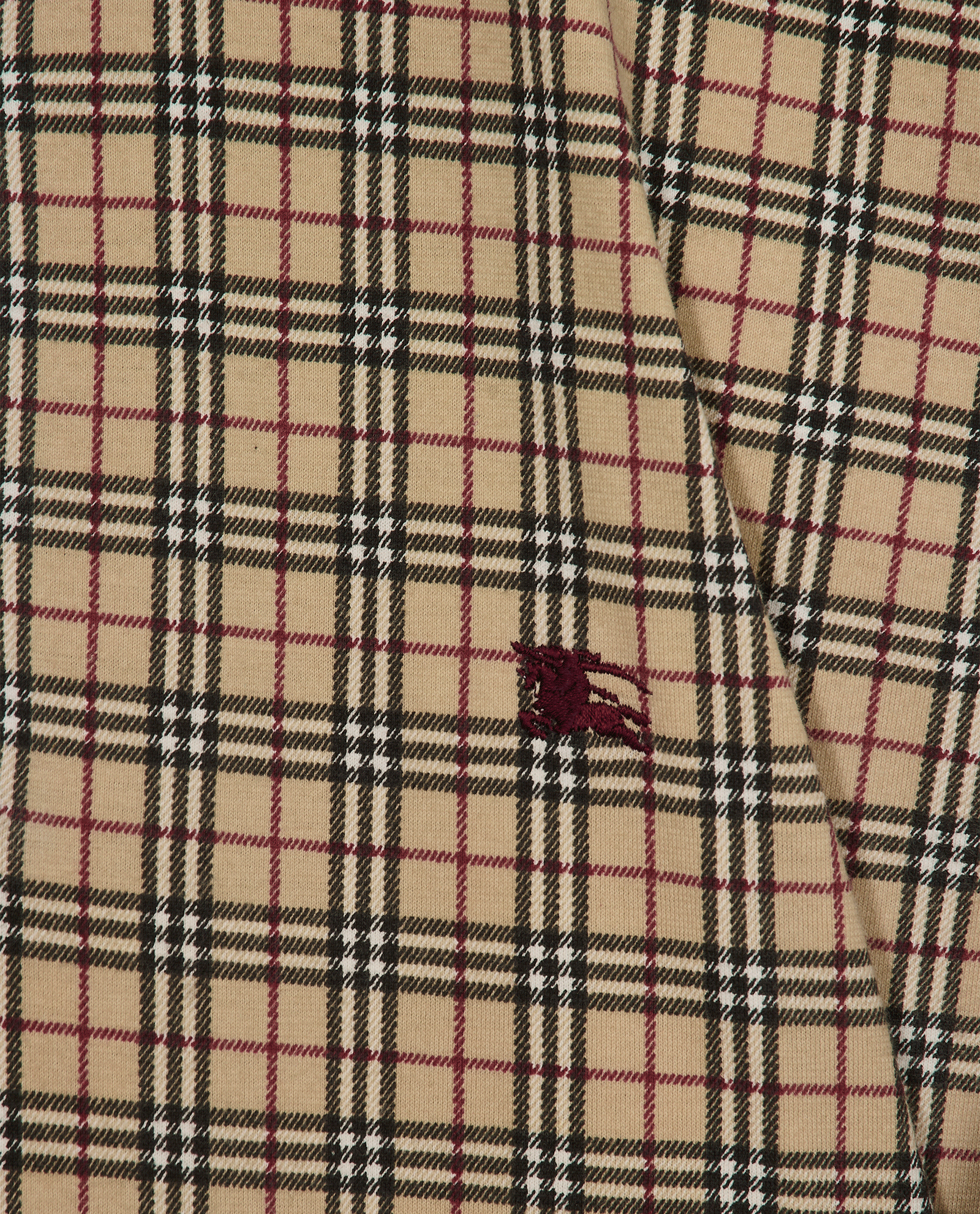 Burberry London Vintage Polo Top, &pound;110, Clothing, Beige, Cotton, Other view