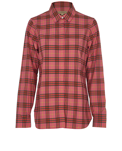 Burberry Nova Check Shirt, &pound;60, Clothing, Pink, Cotton, Front view