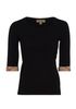 Burberry 3/4 Sleeve Top, front view
