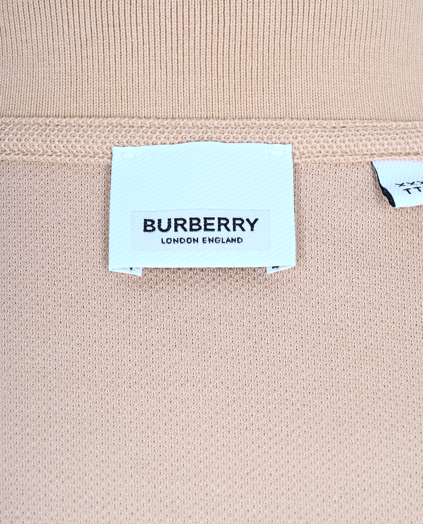 Burberry Polo Shirt, &pound;140, Clothing, Beige, Cotton, Other view