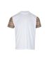 Burberry Carrick Check Sleeve T-Shirt, &pound;150, Clothing, White, Cotton, Front view