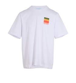 Casablanca Gradient Square T-Shirt,Mens, Cotton, White, Sz XXL, 3*