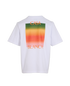 Casablanca Gradient Square T-Shirt, &pound;90, Clothing, White, Cotton, Back view