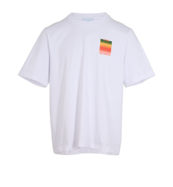Casablanca Gradient Square T-Shirt,Mens, Cotton, White, SZ XXL, 3*