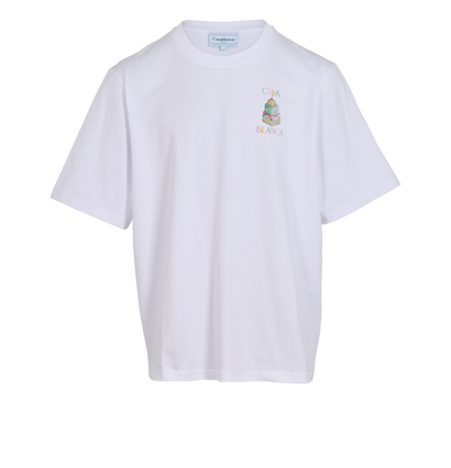 Casablanca Objets En Vrac T-Shirt, &pound;90, Clothing, White, Cotton, Front view