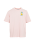 Casablanca L'Arc Colore T-Shirt, &pound;90, Clothing, Pink, Cotton, Front view