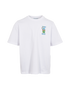 Casablanca Le Jeu Colore Screen T-Shirt, &pound;90, Clothing, White, Cotton, Front view