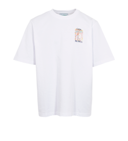 Casablanca Mushroom Goddess T-Shirt, Mens,Cotton, White, Sz XXXL, 3*