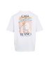 Casablanca Mushroom Goddess T-Shirt, &pound;90, Clothing, White, Cotton, Back view