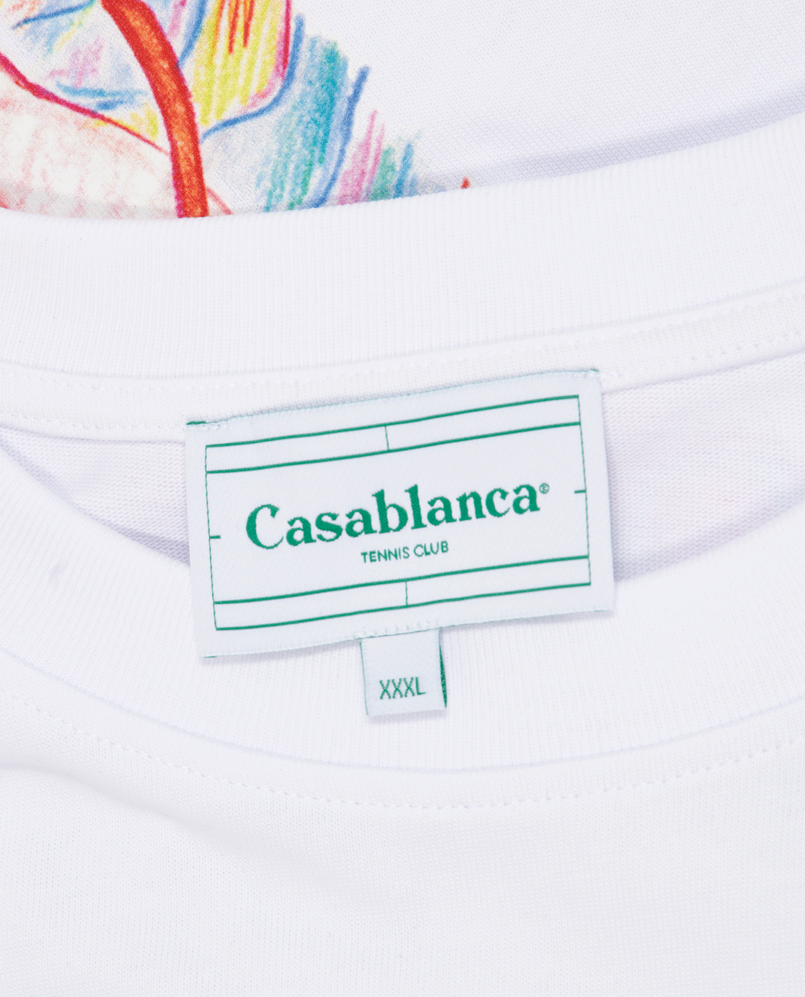 Casablanca Mushroom Goddess T-Shirt, &pound;90, Clothing, White, Cotton, Other view
