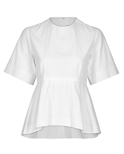 Celine Peplum Banded Top, front view