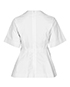 Celine Peplum Banded Top, back view