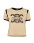 Celine 70's T-Shirt, &pound;180, Clothing, Cream, Cotton, Front view