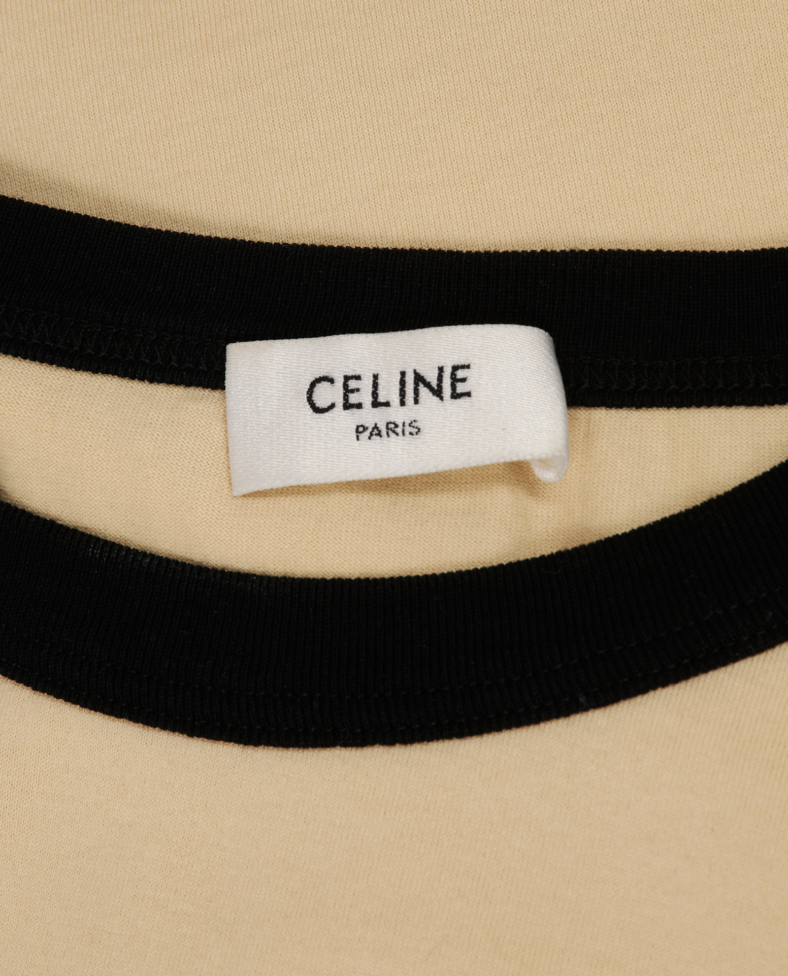 Celine 70's T-Shirt, &pound;180, Clothing, Cream, Cotton, Other view