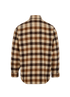 Celine Checked Overshirt, &pound;200, Clothing, Brown/Cream, Wool, Back view