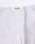 Celine Triomphe & Stripe Cropped Shirt, &pound;450, Clothing, White, Cotton, Other view