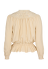 Celine Guipure Blouse, back view