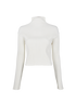 Celine Ribbed High Neck Top, front view