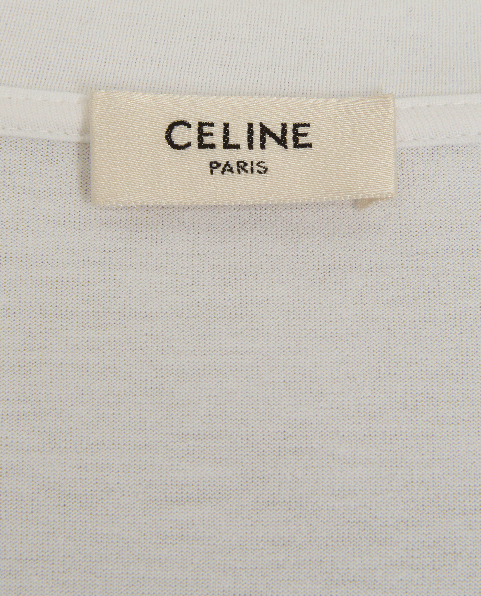 Celine Logo T-Shirt, &pound;250, Clothing, White, Cotton, Other view