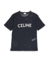 Celine Logo Fishnet Shirt, front view