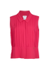 Chanel Pleated Sleeveless Blouse, &pound;250, Clothing, Pink, Viscose, Front view
