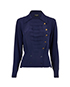 Chanel Boutique Blouse, &pound;350, Clothing, Blue, Silk, Front view