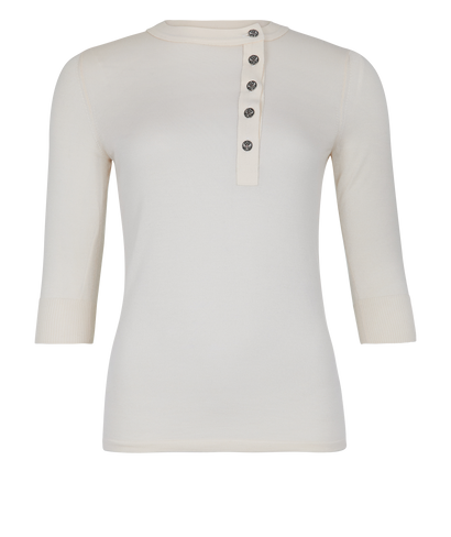 Chanel Button-Up Top, front view