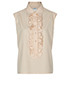 Chanel Sleeveless Ruffle Detailed Top, front view