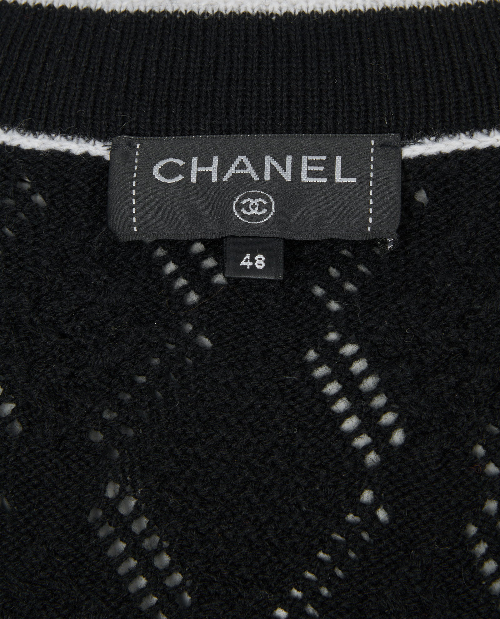 Chanel Cardigan, &pound;850, Clothing, Black, Cashmere, Other view
