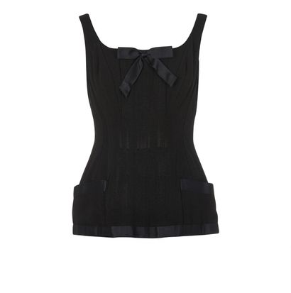 Chanel 1993 Tuxedo Corset, front view