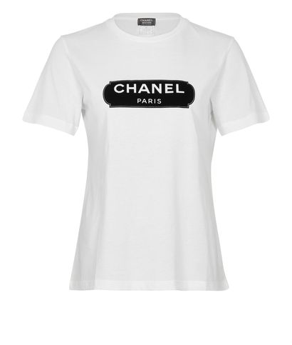 Chanel Logo T-Shirt, &pound;80, Front view