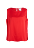 Chanel 09A Sleeveless Top, &pound;110, Clothing, Red, Silk, Front view