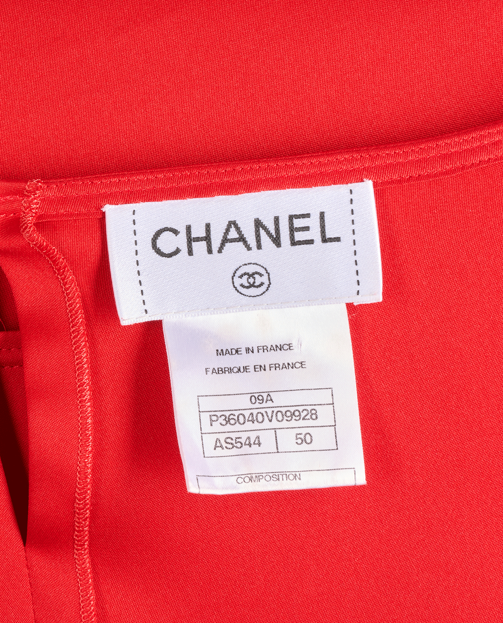 Chanel 09A Sleeveless Top, &pound;110, Clothing, Red, Silk, Other view