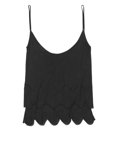 Chanel Cami Lace Top, front view