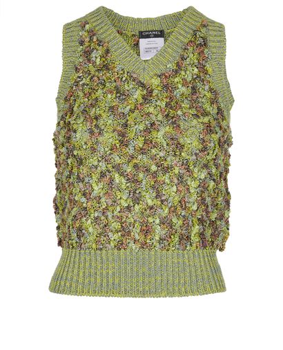 Chanel Knit Vest, £300, Front view