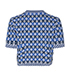 Chanel 2019 Logo Short Sleeve Cardigan, back view
