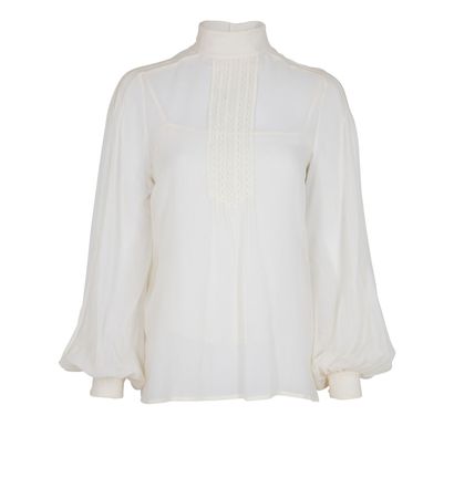 Chanel Sheer Blouse, front view